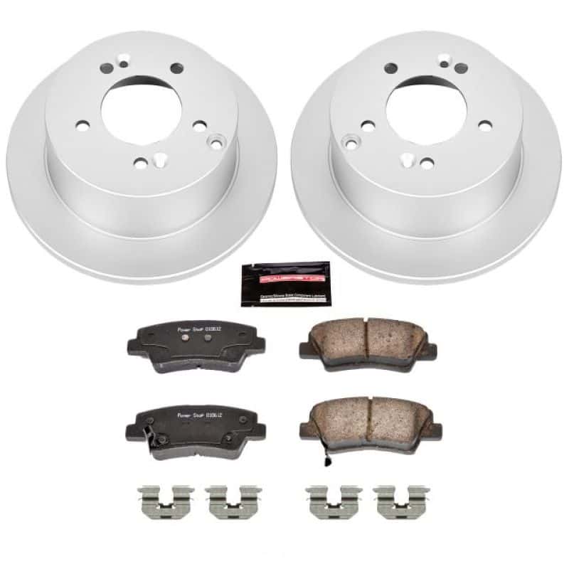 PowerStop — Power Stop 08-10 Hyundai Sonata Rear Z17 Evolution Geomet Coated Brake Kit - view 1