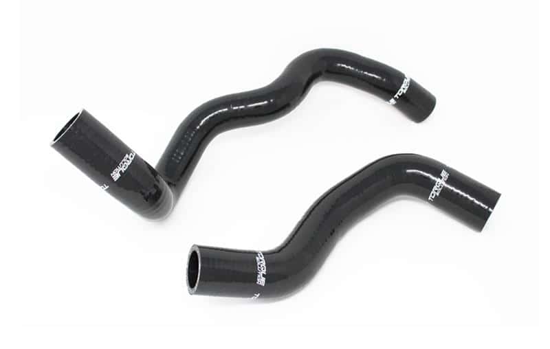 Torque Solution — Torque Solution 2016+ Ford Focus RS Silicone Radiator Hose Kit - Black - view 2