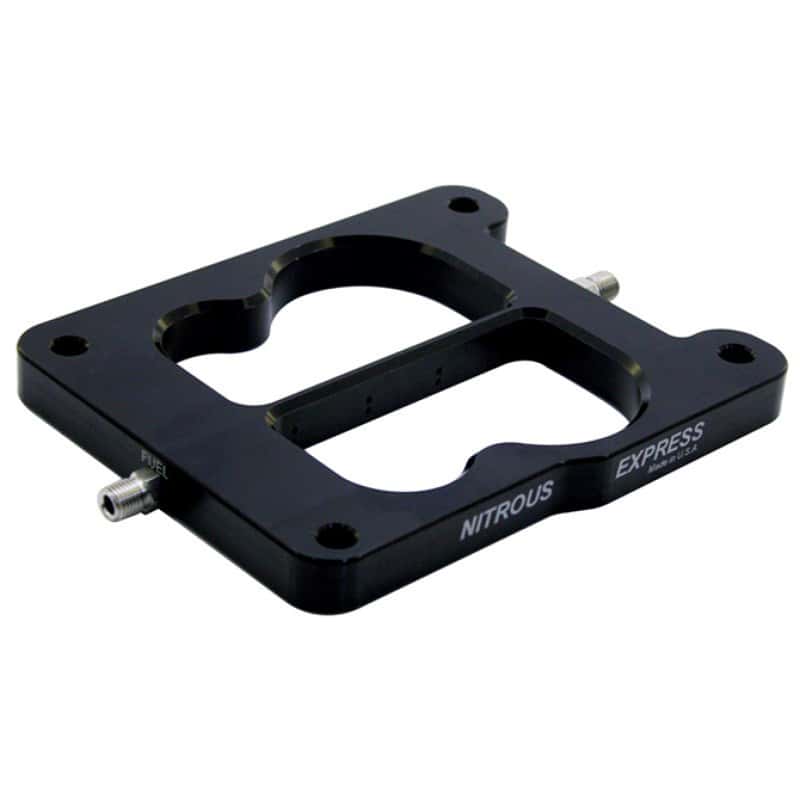Nitrous Express — Nitrous Express Q-Jet/Spread Bore Hitman Nitrous Plate Only (100-150-200 HP)
Injector Plate
N2OPlate - view 2