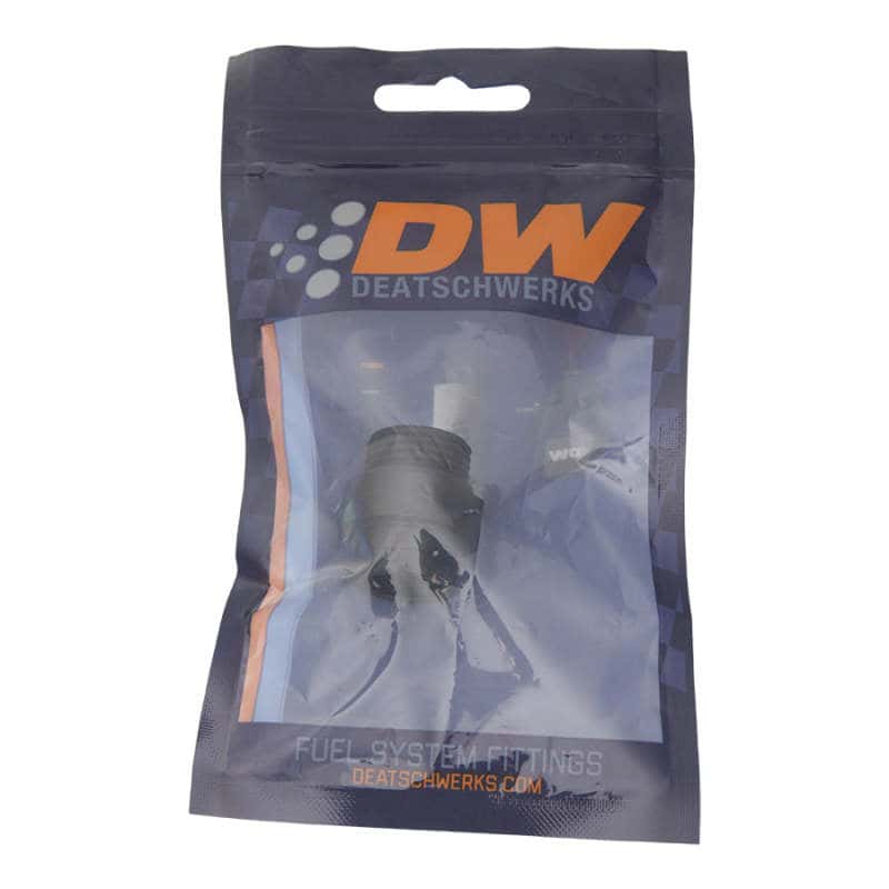 DeatschWerks — DeatschWerks 8AN ORB to S387 Pre-Filter Sock Adapter - Anodized Matte Black
Lines & Fittings - view 2