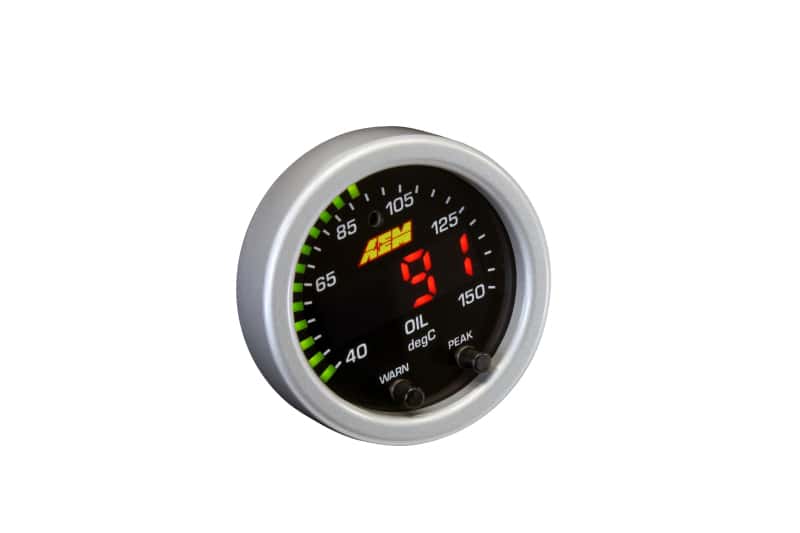 AEM — AEM X-Series Temperature 100-300F Gauge Kit (ONLY Black Bezel and Water Temp. Faceplate)
X-Series Temperature
X-Series Gauge - view 4