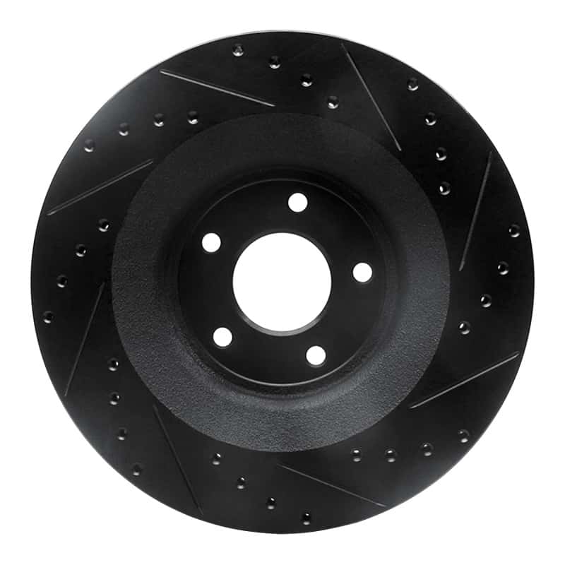 R1 Concepts — R1 08-14 Chrysler 200 Front Left Drilled & Slotted Black Brake Rotor
R1 Brake Rotor Drill - view 5