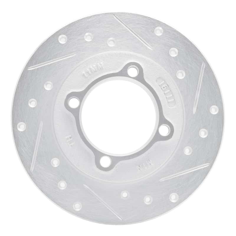 R1 Concepts — R1 88-93 Ford Festiva Front Right Drilled & Slotted Silver Brake Rotor
R1 Brake Rotor Drill - view 1