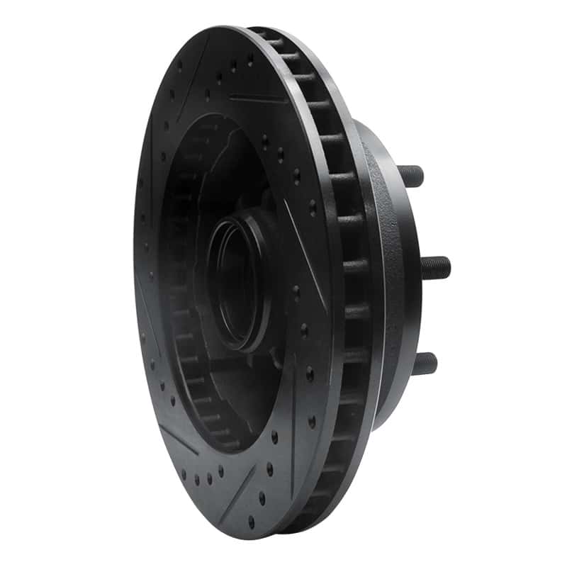 R1 Concepts — R1 71-95 Chevrolet C20 Pickup Front Right Drilled & Slotted Black Brake Rotor
R1 Brake Rotor Drill - view 4