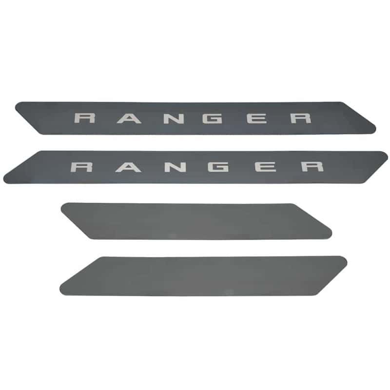 Putco — Putco 19-20 Ford Ranger SuperCrew - w/ RANGER Etching (4pcs) Black Platinum Door Sills
DoorSillProtSet - view 2