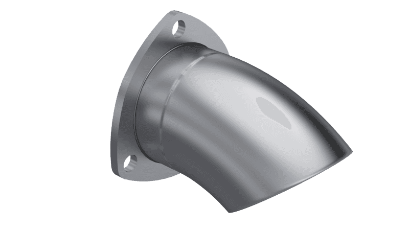 QTP — QTP 3in Bolt-On QTEC Adjustable Turn Down - view 1