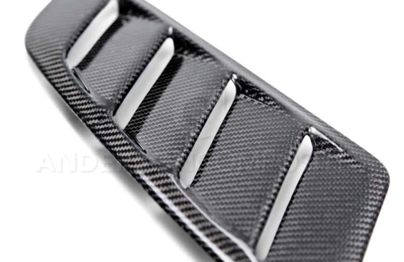 Anderson Composites — Anderson Composites 2015-2017 Ford Mustang Type-AB Carbon Fiber Hood Vents - view 4