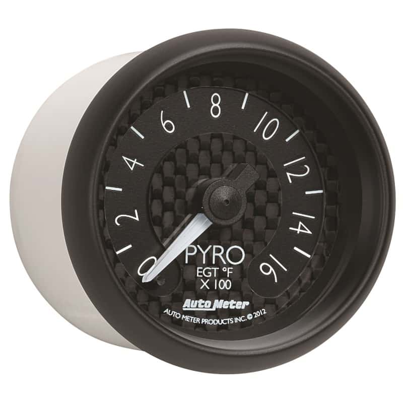 AutoMeter — Autometer GT Series 52mm Full Sweep Electronic 0-1600 Deg F EGT/Pyrometer Gauge
2-1/16" PYROMETER KI - view 10