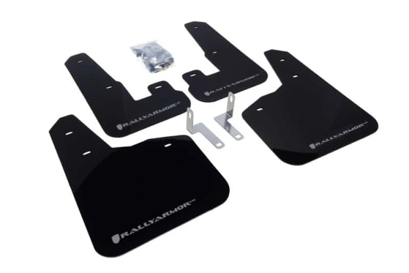 Rally Armor — Rally Armor 10-14 Subaru Legacy Black UR Mud Flap w/ Silver Logo
Mud Flap - view 1