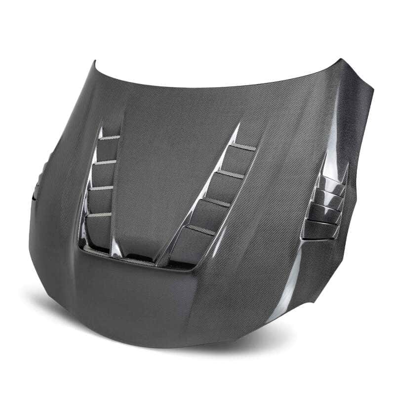 Seibon — Seibon 2020+ Toyota GR Supra TV-Style Carbon Fiber Hood - view 1