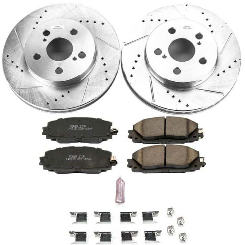 PowerStop — Power Stop 16-18 Toyota Prius Front Z23 Evolution Sport Brake Kit - view 1