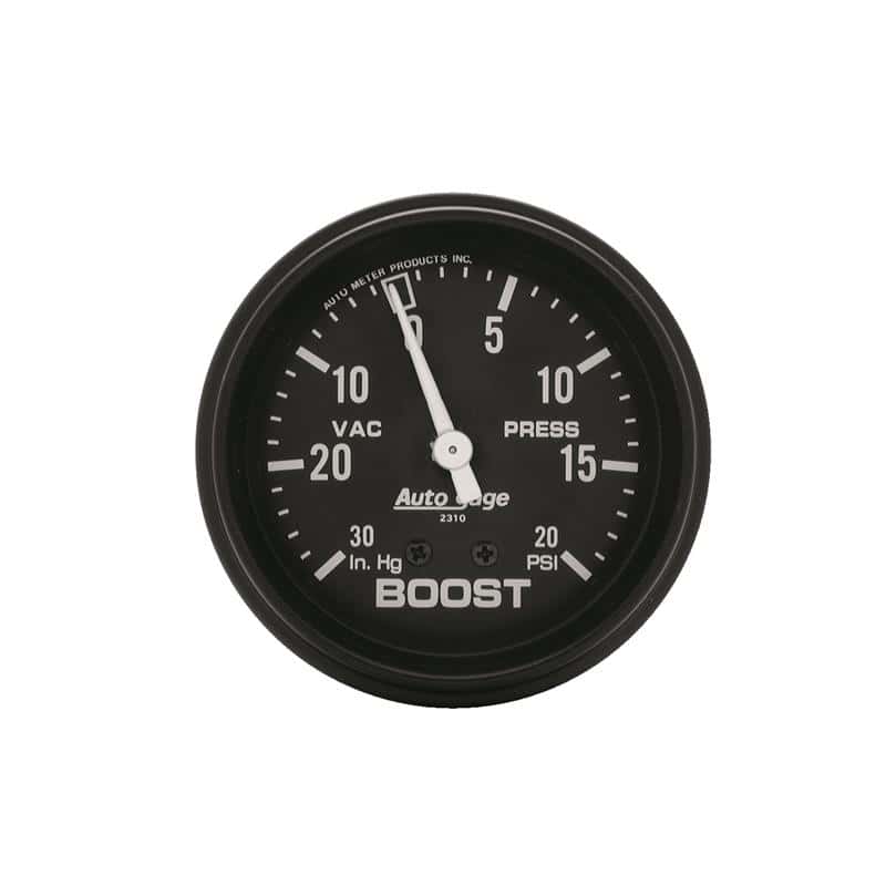 AutoMeter — Autometer Black 2-5/8in 30 In Hg-Vac / 20 PSI Mechanical Vacuum/Boost Gauge
GA 2.6" BST/VAC M AG - view 2