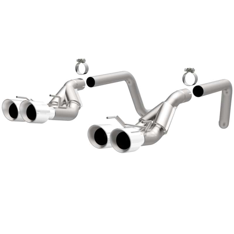 Magnaflow — Magnaflow 09-11 Chev Corvette V8 6.2L Comp Series Quad Center Rear Exit SS Cat-Back Perf Exhaust
Axle-Back - view 1