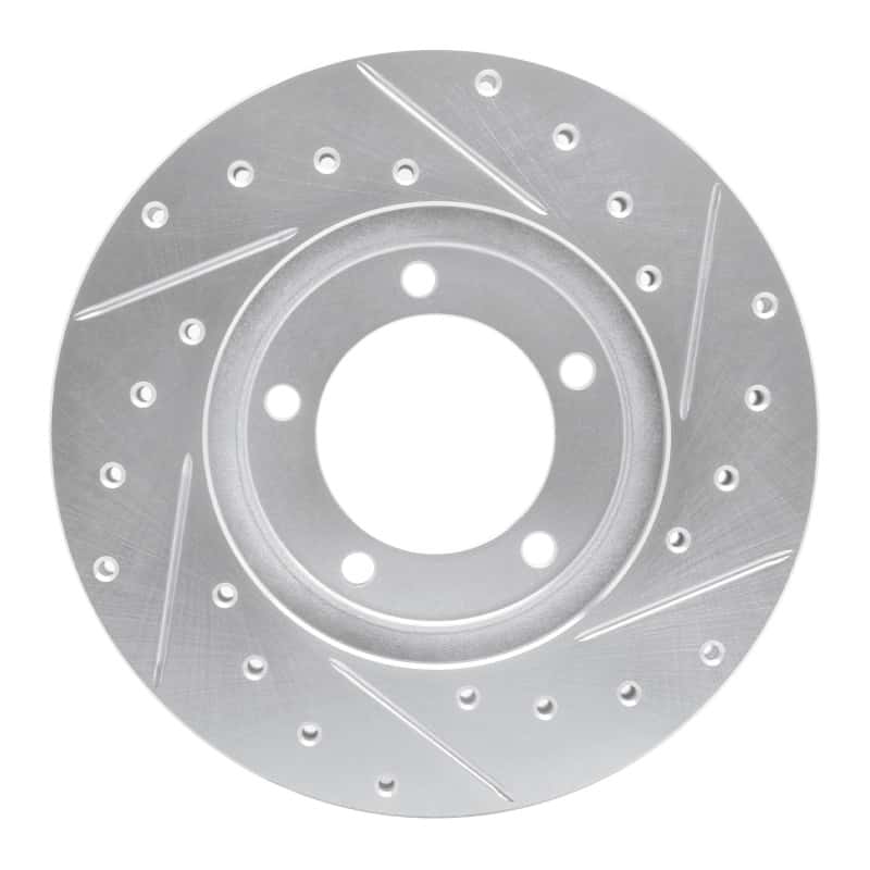 R1 Concepts — R1 79-83 Toyota Pickup Front Left Drilled & Slotted Silver Brake Rotor
R1 Brake Rotor Drill - view 5