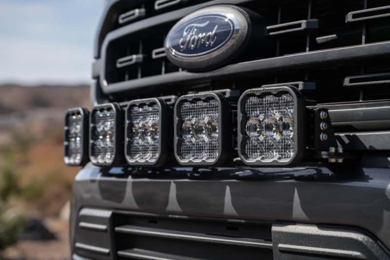 Diode Dynamics — Diode Dynamics 21-22 Ford F-150 SS5 Grille CrossLink Lightbar Kit- Yellow Pro Combo - view 7
