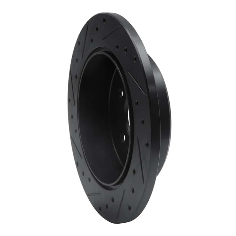R1 Concepts — R1 91-95 Ford Crown Victoria Rear Right Drilled & Slotted Black Brake Rotor
R1 Brake Rotor Drill - view 4