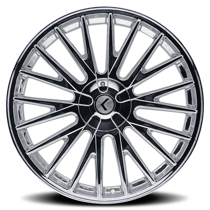 Kraze Wheels — Kraze KR185 Double Down 20x8.5 / 5x108/114.3 BP / 38mm Offset / 73mm Hub Chrome Wheel
KRAZE KR185 - view 3