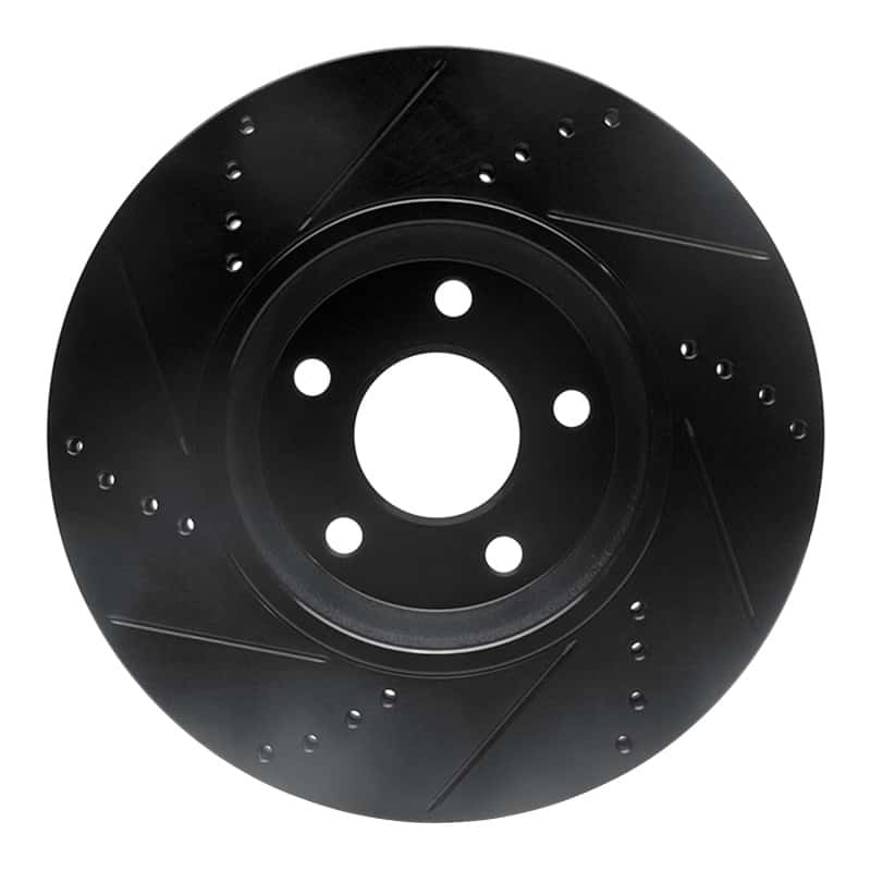 R1 Concepts — R1 04-12 Chevrolet Cobalt Front Right Drilled & Slotted Black Brake Rotor
R1 Brake Rotor Drill - view 5