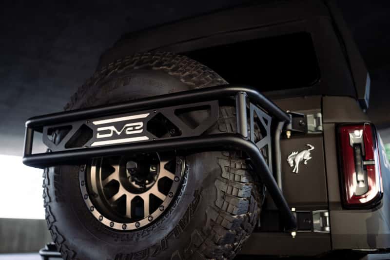 DV8 Offroad — DV8 Offroad 21-23 Ford Bronco Spare Tire Guard & Accessory Mount - view 5