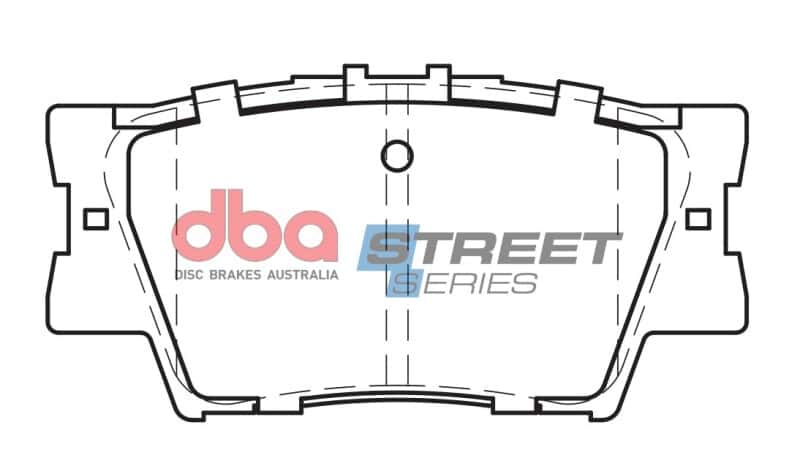 DBA — DBA 13-18 Lexus ES300h Street Series Rear Brake Pads
Brake Pad - view 2