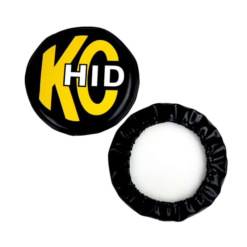 KC HiLiTES — KC HiLiTES 8in. Round Soft Cover HID (Pair) - Black w/Yellow Brushed KC Logo
Accessories - view 10