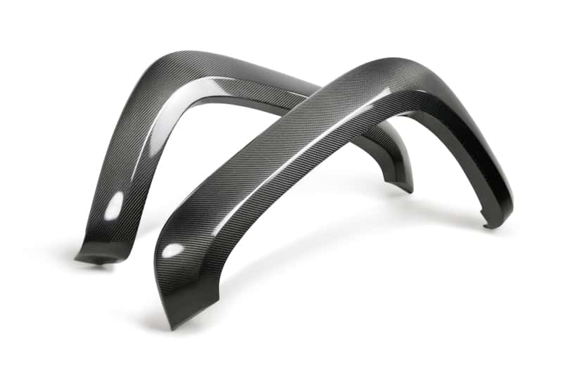 Anderson Composites — Anderson Composites 17-19 Chevy Colorado ZR2 Front Carbon Fiber Fender Flares (Pair) - view 1