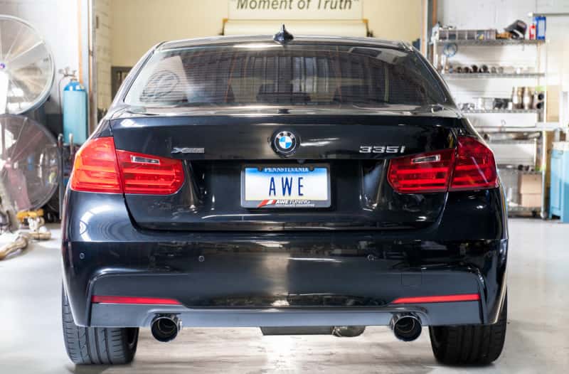 AWE Tuning — AWE Tuning BMW F3X 335i/435i Touring Edition Axle-Back Exhaust - Chrome Silver Tips (102mm)
Touring Exhaust - view 5