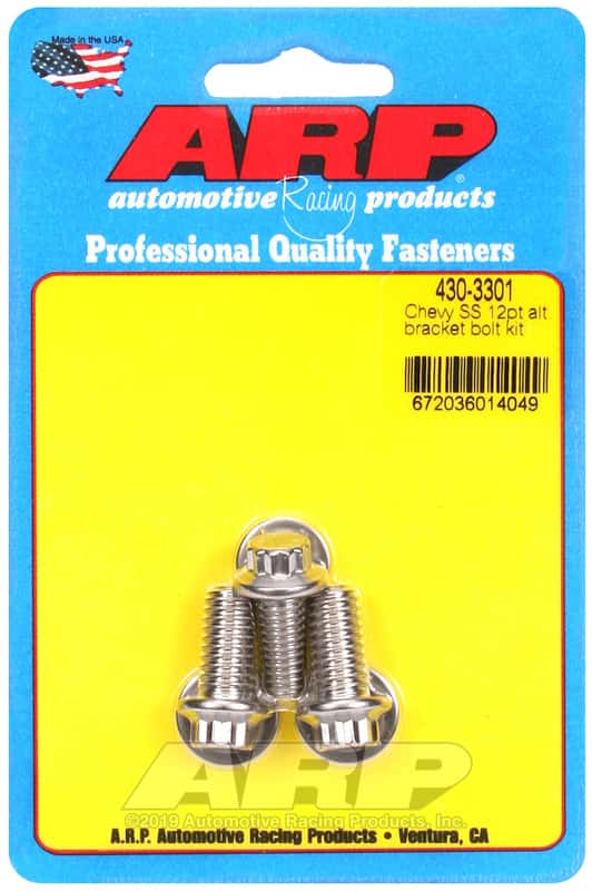ARP — ARP Chevy SS 12pt Alternator Bracket Bolt Kit - view 1