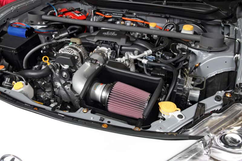 K&N Engineering — K&N 13 Subaru BRZ 2.0L / 13 Scion FR-S 2.0L Silver 69 Series Typhoon Intake
Performance Air Inta
Air Intake System - view 9