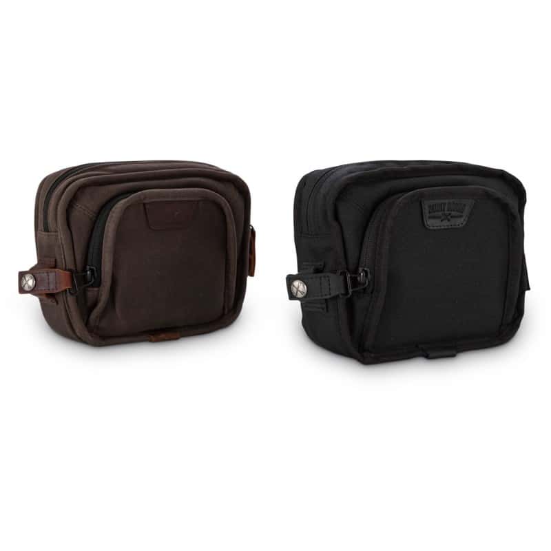 Burly Brand — Burly Brand Handlebar Bag - Black - view 3