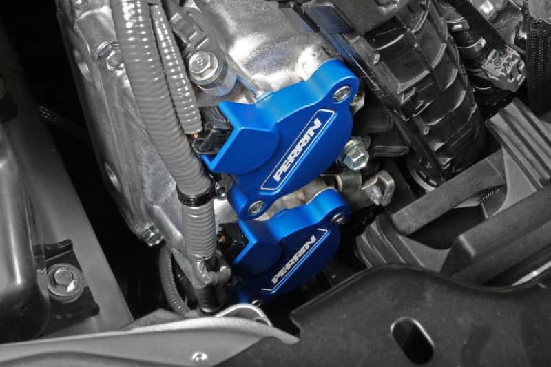 Perrin Performance — PERRIN 15-25 Subaru WRX / 04-18 Forester / 20-25 OBXT & LGXT Cam Solenoid Cover - Blue - view 7
