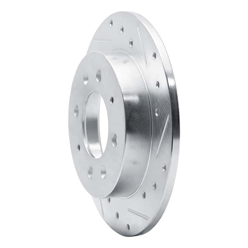 R1 Concepts — R1 04-09 Kia Spectra Rear Right Drilled & Slotted Silver Brake Rotor
R1 Brake Rotor Drill - view 2