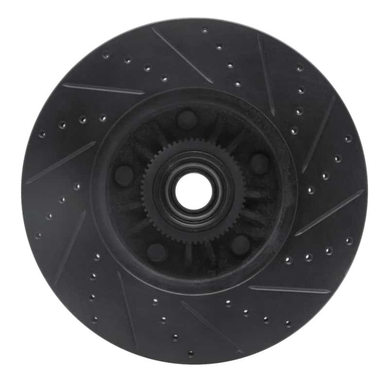R1 Concepts — R1 04-06 Ford E-150 Club Wagon Front Left Drilled & Slotted Black Brake Rotor
R1 Brake Rotor Drill - view 5