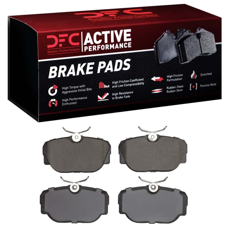 DFC — DFC 83-04 BMW 325 Rear/Front Active Performance Pads - Low Metallic
DFC Brake Pad Set - view 1