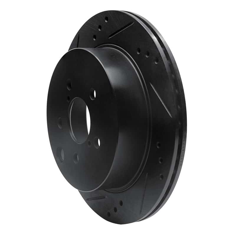 R1 Concepts — R1 14-18 Subaru Forester Rear Left Drilled & Slotted Black Brake Rotor
R1 Brake Rotor Drill - view 2