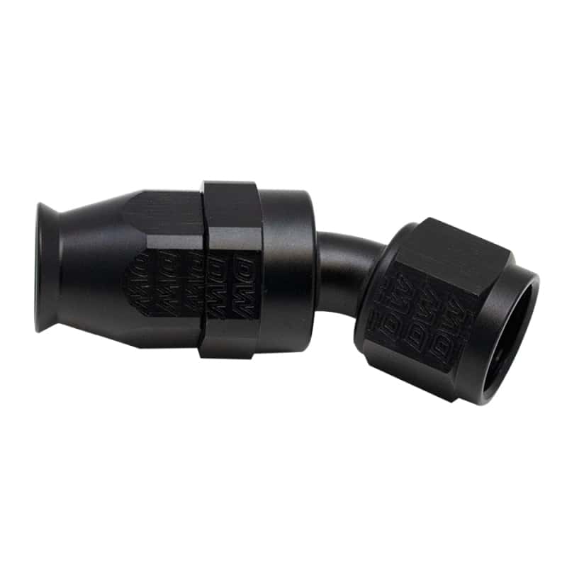 DeatschWerks — DeatschWerks 8 AN Female Flare Swivel 30-Degree Hose End PTFE - Anodized Matte Black
Lines & Fittings - view 1