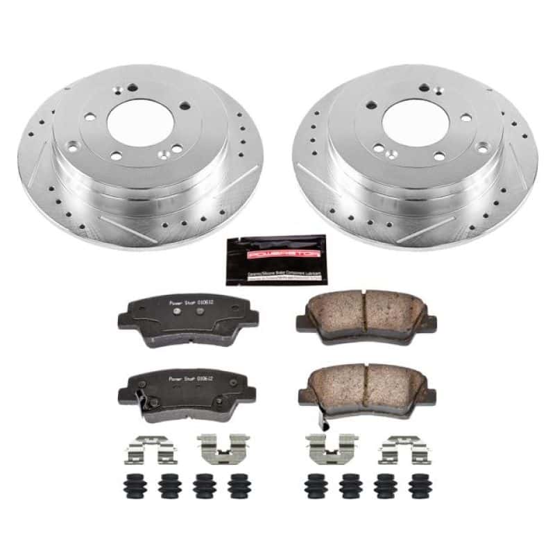 PowerStop — Power Stop 07-09 Kia Amanti Rear Z23 Evolution Sport Brake Kit - view 1