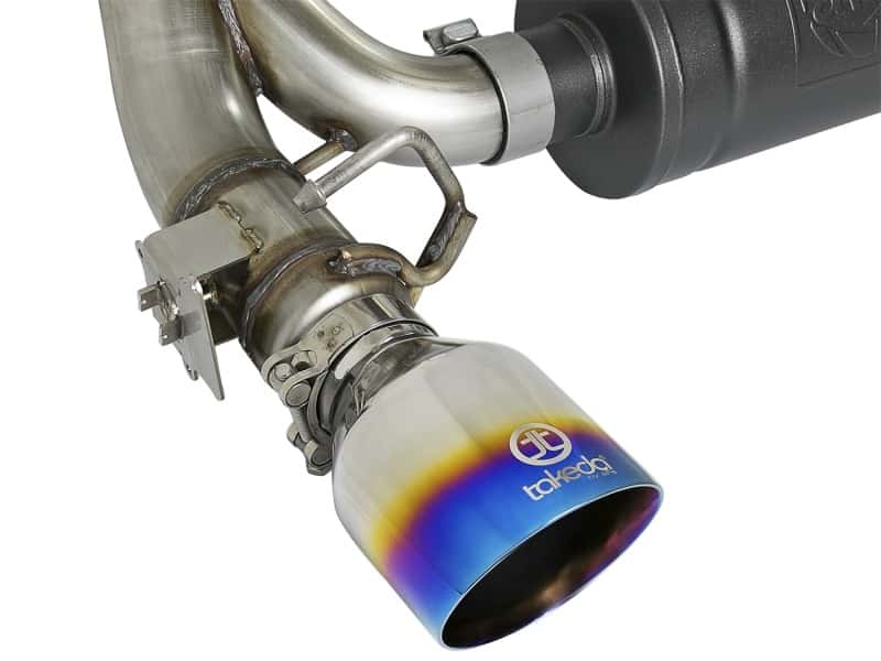 aFe — aFe Takeda 3in 304 SS Axle-Back Exhaust System w/ Blue Flame Tip 16-18 Ford Focus RS 2.3L (t)
Axle-Back Exhaust - view 2