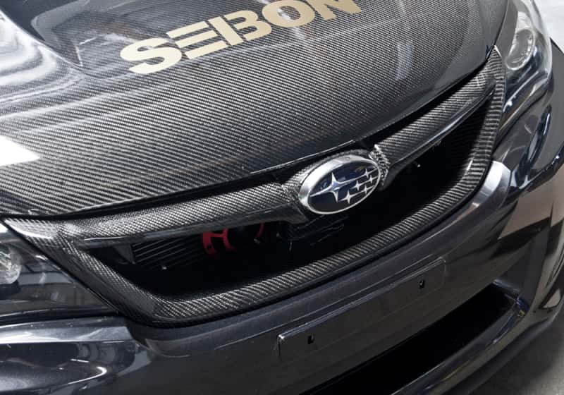 Seibon — Seibon 11-13 Subaru Impreza/WRX/STi Carbon Fiber Front Grill - view 7