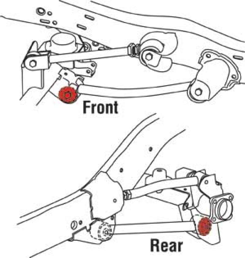 SPC Performance — SPC Performance Front/Rear Lower Control Arm xAxis Joint Jeep 07-14 Wrangler / 93-98 Grand Cherokee
CROSSAXIS JOINT
XAXIS JOINT - view 3