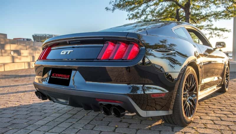 CORSA Performance — Corsa 2015-2017 Ford Mustang GT 5.0 3in Axle Back Exhaust Black Quad Tips (Sport)
Exhaust - view 7