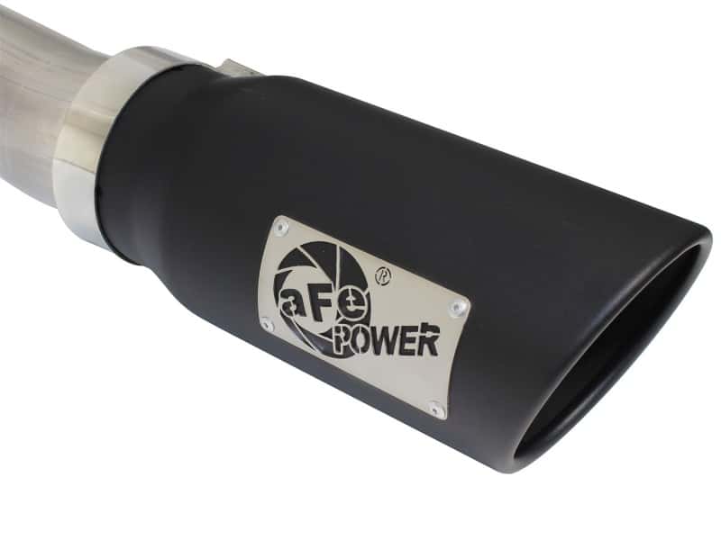 aFe — aFe MACHForce XP Exhaust 3in-3.5in SS Single Side Ext CB w/ Black Tip 99-04 Ford F150 V8 5.4L/6.8L
Cat-Back Exhaust - view 6