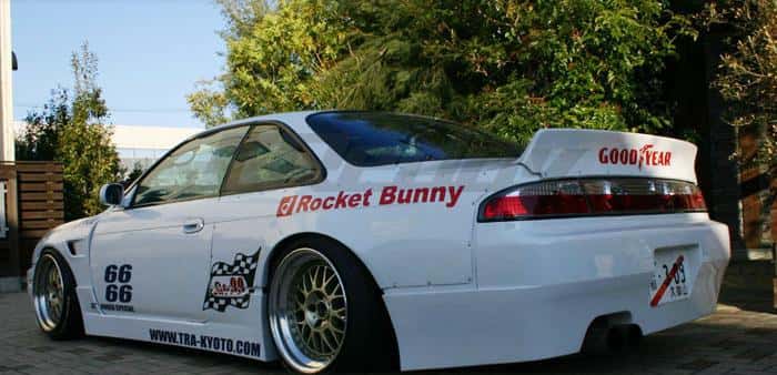 GReddy — GReddy 94-96 Nissan 240SX S14 Rocket Bunny Front Wide Fenders Ver. 1 - view 2