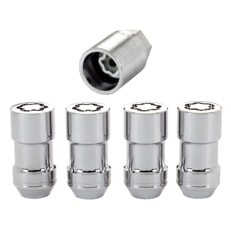 McGard — McGard Wheel Lock Nut Set - 4pk. (Cone Seat) M12X1.75 / 13/16 Hex / 1.815in. Length - Chrome - view 5