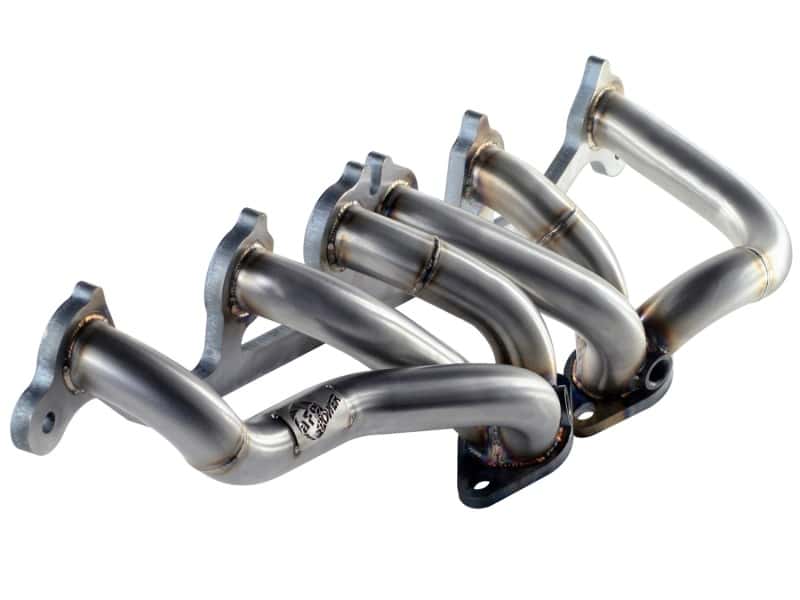 aFe — aFe Twisted Steel Header SS-409 HDR Jeep Wrangler TJ 00-06 I6-4.0L
ExhstHdr - view 1