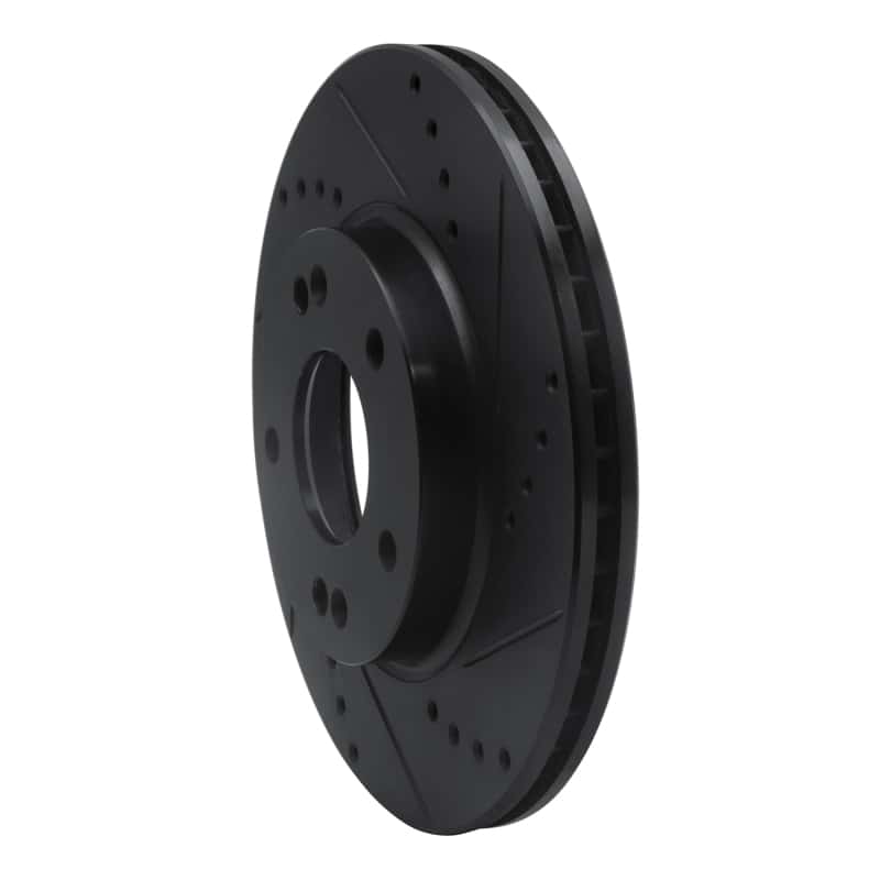 R1 Concepts — R1 17-22 Hyundai Ioniq Front Right Drilled & Slotted Black Brake Rotor
R1 Brake Rotor Drill - view 2