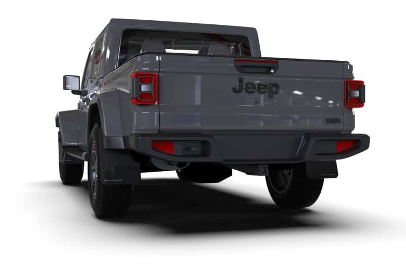 Rally Armor — Rally Armor 19-25 Jeep JT Gladiator (Mojave/Rubicon) Black Mud Flap w/Army Green Logo
Mud Flap - view 7