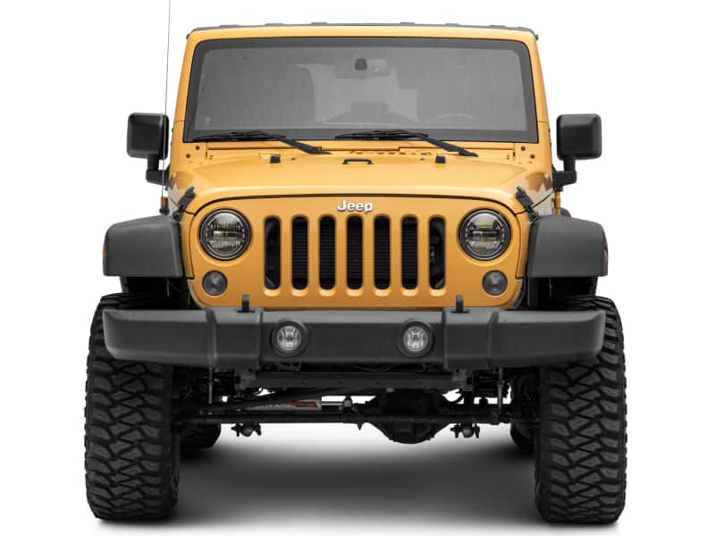 Raxiom — Raxiom 97-18 Jeep Wrangler TJ/JK Axial 7-Inch LED Headlights w/ DRL- Black Housing (Clear Lens)
Headlights - view 12