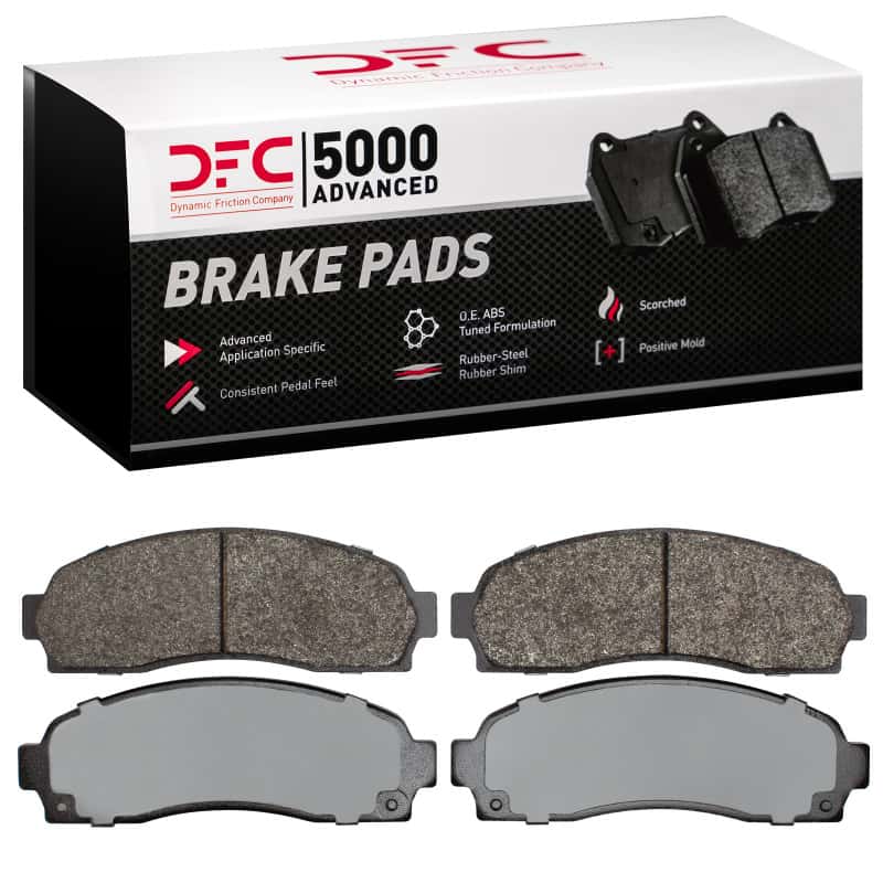 DFC — DFC 01-11 Ford Explorer Sport Trac Front 5000 Advanced Semi Metallic Brake Pads
DFC Brake Pad Set - view 1