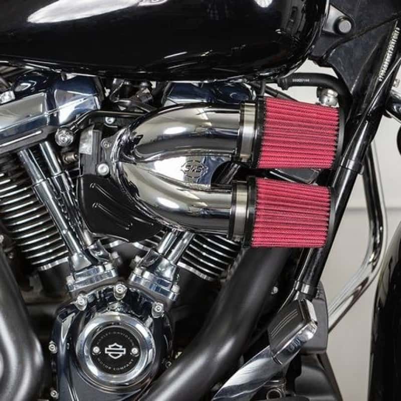 S&S Cycle — S&S Cycle 17-21 M8 Models Intake Runner Induction Kit - Chrome - view 1